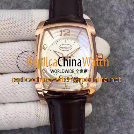 Replica Parmigiani Fleurier Kalpa Grande PFC123-0000102 Rose Gold White Dial Swiss PF331.01