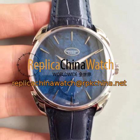 Replica Parmigiani Fleurier Tonda 1950 PFC267-1000600-HA3141 Stainless Steel Meteorite Blue Dial Swiss PF701