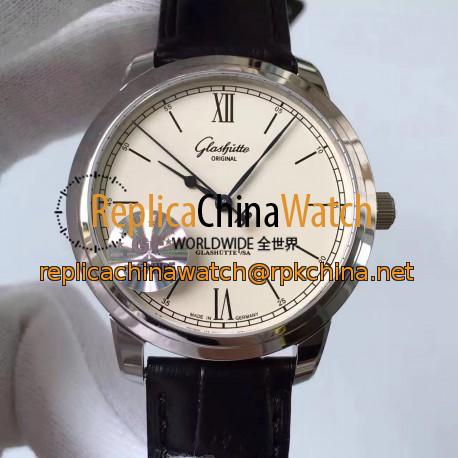 Replica Glashutte Original Senator Excellence 1-36-01-01-02-01 GF Stainless Steel White Dial Swiss Calibre 36-01