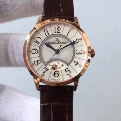 Replica Jaeger-LeCoultre Ladies Rendez-Vous Night & Day 3462491 34MM N Rose Gold Pearl Dial Swiss 898A/1