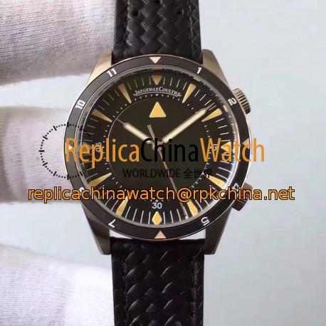 Replica Jaeger-LeCoultre Memovox Tribute to Deep Sea Q2028470 ZF Stainless Steel Black Dial M9015