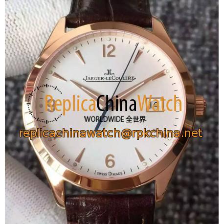 Replica Jaeger-LeCoultre Master Control Date 1542520 Rose Gold White Dial Swiss Calibre 899