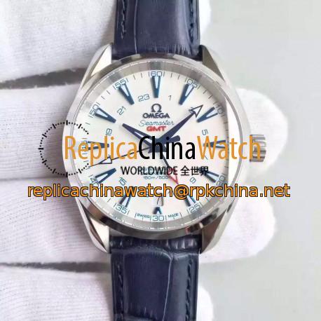 Replica Omega Seamaster Aqua Terra 150M GMT 231.92.43.22.04.001 43MM JH Stainless Steel White Dial Swiss 8605