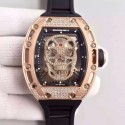 Replica Richard Mille RM052 SF Rose Gold & Diamond Diamond Skull Dial Swiss M6T51