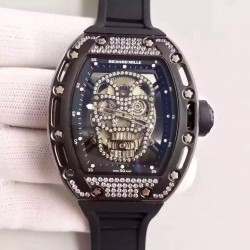 Replica Richard Mille RM052 SF PVD & Diamond Diamond Skull Dial Swiss M6T51