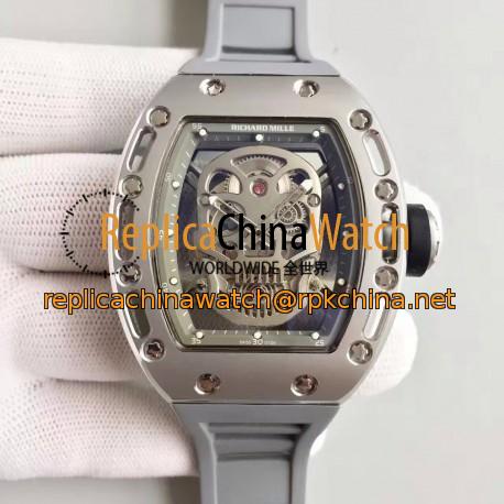 Replica Richard Mille RM052 SF Titanium Skull & Grey Dial Swiss M6T51