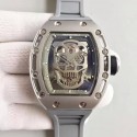 Replica Richard Mille RM052 SF Titanium Skull & Grey Dial Swiss M6T51