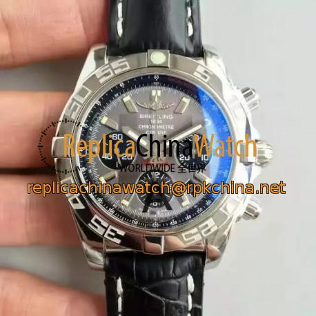 Replica Breitling Chronomat 44 AB011012/F546/435X/A20BA.1 N Stainless Steel Anthracite Dial Swiss 7750