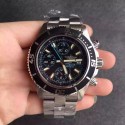 Replica Breitling Superocean Chronograph A1334102/BA83/134A N Stainless Steel Black & Blue Dial Swiss 7750