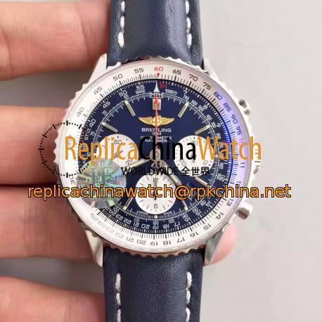 Replica Breitling Navitimer 01 AB012012/BB01/437X/A20BA.1 JF Stainless Steel Blue Dial Swiss 7750