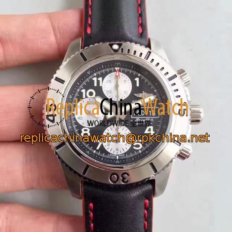 Replica Breitling Superocean Chronograph Steelfish A13341C3/BD19/228X/A20BASA.1 N Stainless Steel Black Dial Swiss 7750