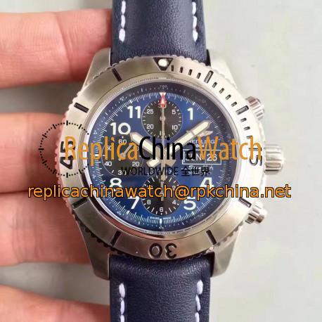 Replica Breitling Superocean Chronograph Steelfish A13341C3/C893/227X/A20BASA.1 N Stainless Steel Blue Dial Swiss 7750