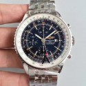 Replica Breitling Navitimer World A2432212/B726-443A JF Stainless Steel Black Dial Swiss 7750