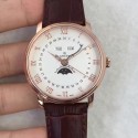 Replica Blancpain Villeret 6654A-1127-55B BF Rose Gold White Dial Swiss 6654