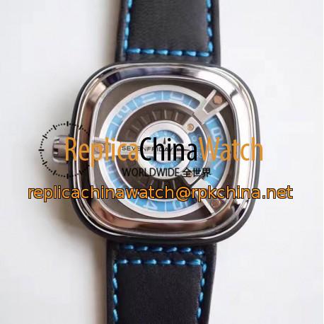 Replica SevenFriday M Series M1/05 PVD Blue Dial Miyota 8215