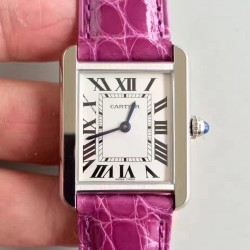 Replica Cartier Tank Solo Ladies W5200003 27MM x 34MM TW Stainless Steel White Dial Swiss Quartz