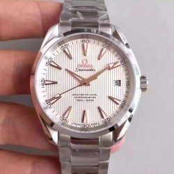 Replica Omega Seamaster Aqua Terra 150M Master Co-Axial 231.13.42.21.02.003 KW Stainless Steel White Dial Swiss 8500