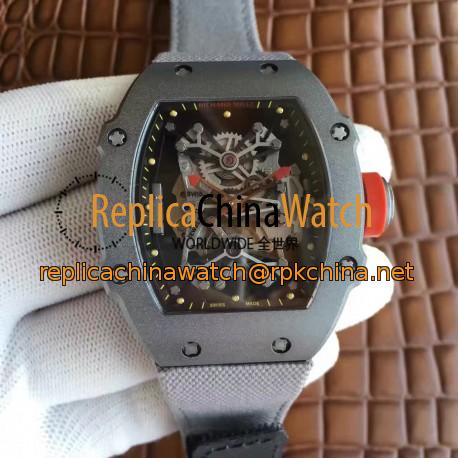 Replica Richard Mille RM27-01 Rafael Nadal Anthracite Black Dial M9015