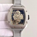 Replica Richard Mille RM27-02 Stainless Steel Grey & Skeleton Dial M9015