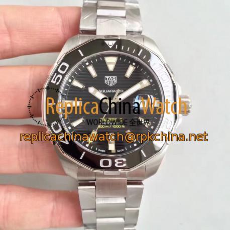 Replica Tag Heuer Aquaracer Calibre 5 WAY201A.BA0927 MK Stainless Steel Black Dial Swiss 2824-2