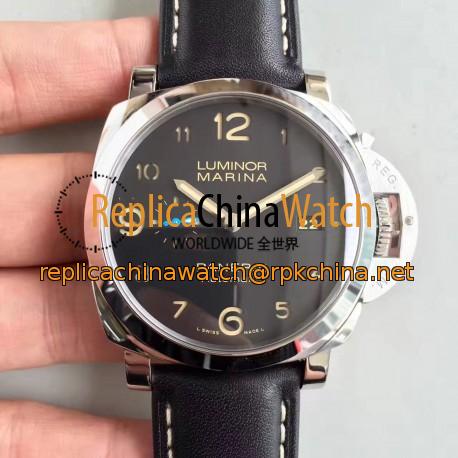 Replica Panerai Luminor Marina 1950 3 Days Automatic Acciaio PAM 1359 ZF Stainless Steel Black Dial Swiss P9010