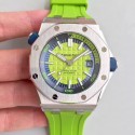 Replica Audemars Piguet Royal Oak Offshore Diver 15710ST.OO.A038CA.01 JF Stainless Steel Green Dial Swiss 3120