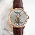 Replica Audemars Piguet Jules Audemars Tourbillon Grande Date 26559 TF Rose Gold Silver Dial Swiss AP Caliber 2909