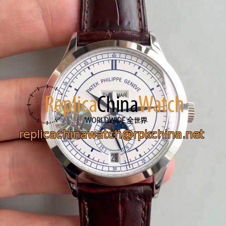 Replica Patek Philippe Annual Calendar 5396G KM Stainless Steel White Dial Swiss 324S