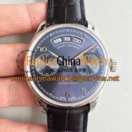 Replica IWC Portugieser Annual Calendar IW503502 YL Stainless Steel Blue Dial Swiss 52850