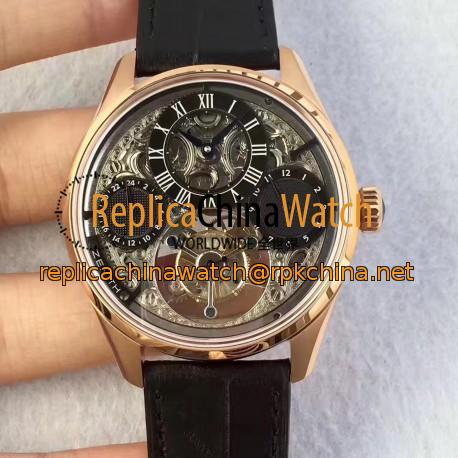 Replica Zenith El Primero Tourbillon BP Rose Gold Skeleton Dial Swiss Tourbillon