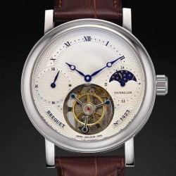 Replica Breguet Grand Complication Moonphase Stainless Steel Swiss Tourbillon