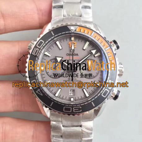 Replica Omega Seamaster Planet Ocean 600M Chronograph 215.90.46.51.99.001 JH Stainless Steel Grey Dial Swiss 9900