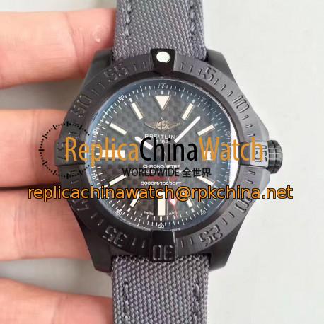 Replica Breitling Avenger Seawolf II 75 Anniversary Army Air M17331 GF PVD Carbon Fiber Dial Swiss 2824-2