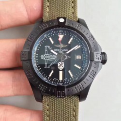 Replica Breitling Avenger II Seawolf Boelcke M173316Y/BE72 GF PVD Black Dial Swiss 2824-2