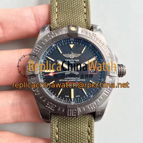 Replica Breitling Avenger Blackbird 44 V1731110/BD74/109W/M20BASA.1 GF Titanium Black Dial Swiss 2824-2