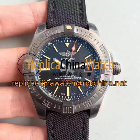 Replica Breitling Avenger Blackbird 44 V1731110/BD74/109W/M20BASA.1 GF Titanium Black Dial Swiss 2824-2