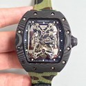 Replica Richard Mille RM50-27-01 NTPT KV Black Forged Carbon Black & Skeleton Dial M9015