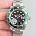 Replica Rolex Submariner Date 16610LV 50TH Anniversary JF Stainless Steel Black Dial swiss 3135