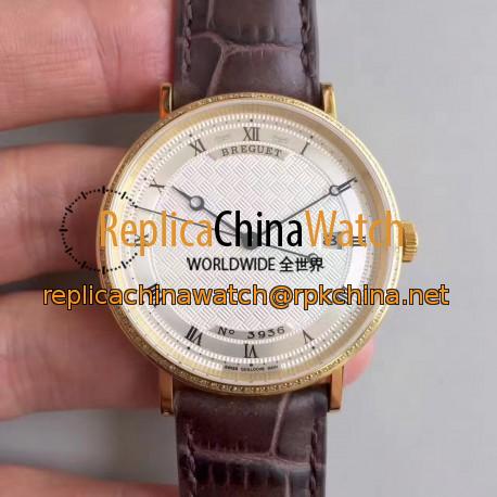 Replica Breguet Classique 5177 FK Yellow Gold Silver Dial Swiss Caliber 777Q