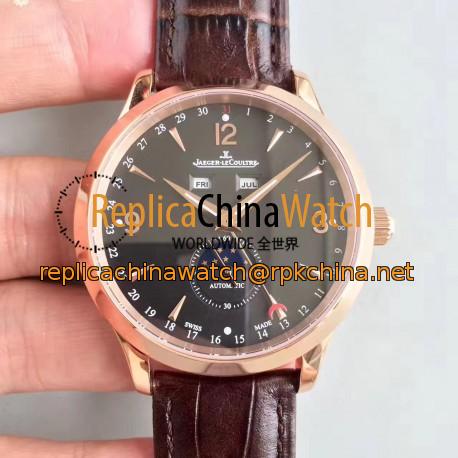 Replica Jaeger-LeCoultre Master Calendar 1552520 BF Rose Gold Black Dial Swiss Caliber 866/1