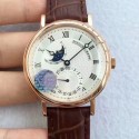 Replica Breguet Classique Moonphase 4434 VF Rose Gold Silver Dial Swiss Caliber 5165R