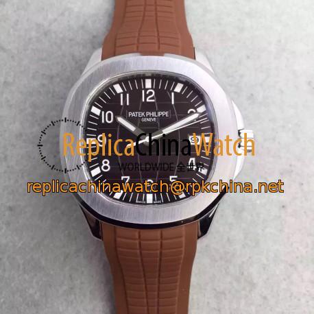 Replica Patek Philippe Aquanaut Jumbo 5167A-001 MK Stainless Steel Brown Dial Swiss 324SC