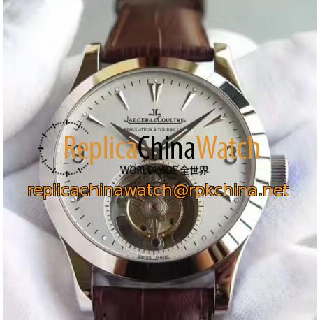 Replica Jaeger-LeCoultre Master Grande Tradition Tourbillon BM Stainless Steel White Dial Swiss Tourbillon