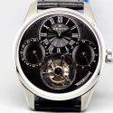 Replica Zenith EP Calender Tourbillon SS/LE Black Swiss Tourbillon