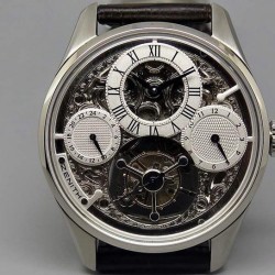 Replica Zenith EP Calender Skeleton Tourbillon SS/LE Black Swiss Tourbillon