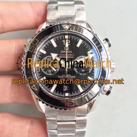 Replica Omega Seamaster Planet Ocean 600M Chronograph 215.30.46.51.01.001 JH Stainless Steel Black Dial Swiss 9900