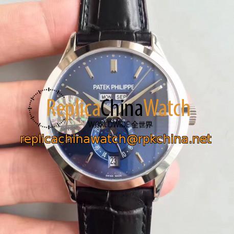 Replica Patek Philippe Annual Calendar 5396G KM Stainless Steel Blue Dial Swiss 324S