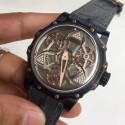 Replica Antoine Preziuso Tourbillon of Tourbillons LE PVD Silver Skeleton Dial Swiss Caliber AFP-TTR-3X