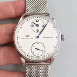 Replica IWC Portugieser Regulateur IW544401 YL Stainless Steel White Dial Swiss IWC 98245