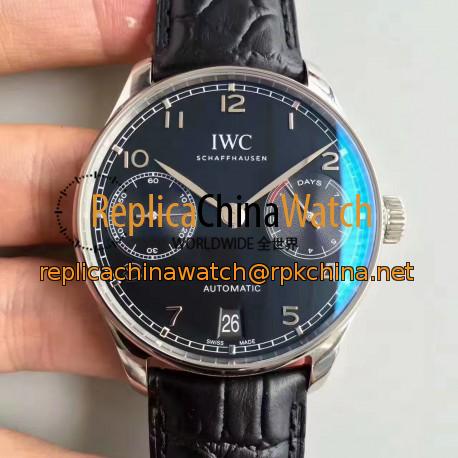 Replica IWC Portugieser IW500703 ZF Stainless Steel Black Dial Swiss 52010